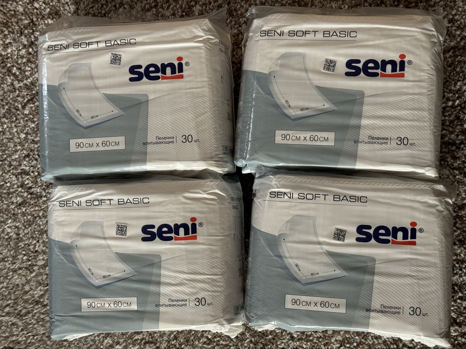 SENI SOFT BASIC пеленки (простыни) впитыающие 90 на 60 см