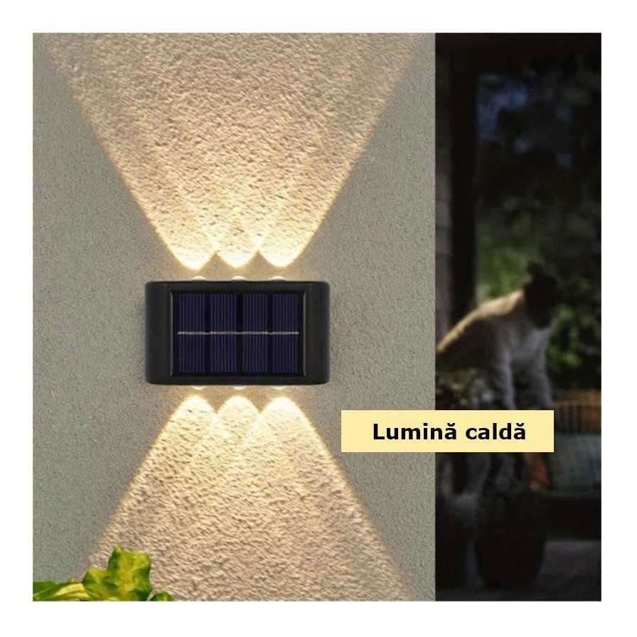 p|Lampa solara|Lampa solara Led|Lumina calda|pret pt set (2 bucati)