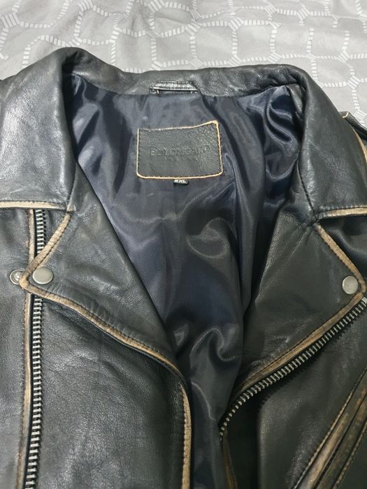 Geaca barbati 100% piele bolongaro made in Italy xxl