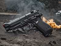 Pistol Airsoft Taurus/Beretta Co2 (Modificat 5J!) + 5 Tuburi Gaz~ FULL