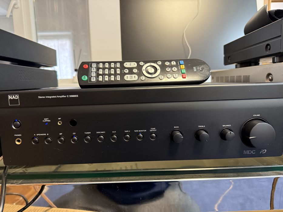 Amplificator NAD C356BEE,120W/4/80W RMS/8,Telecomanda,Optical In,USB