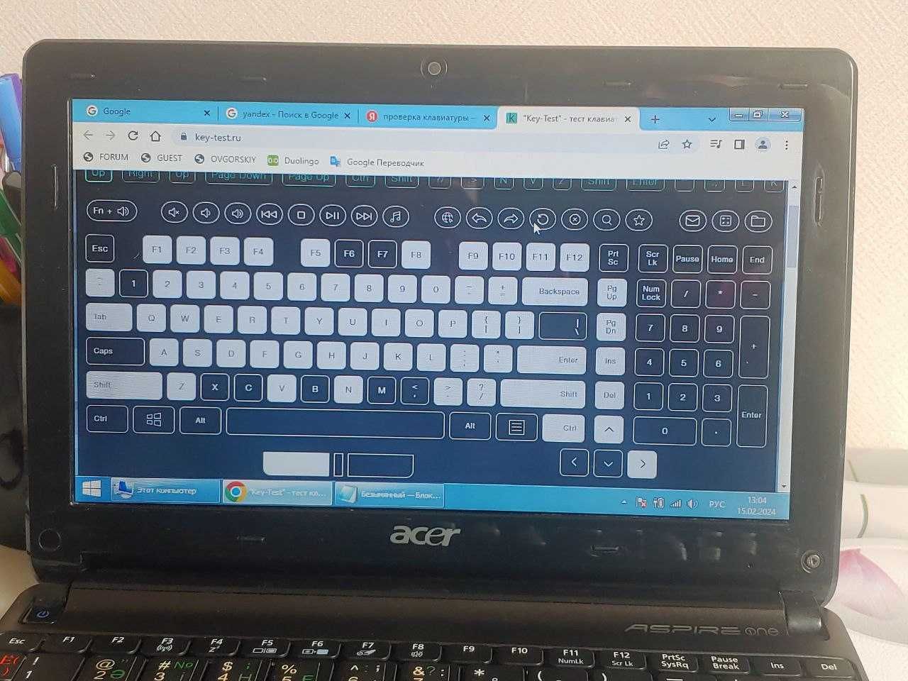 Продаю ноутбук Acer Aspire One D257-N57Ck