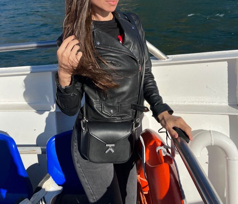 Чанта Kenzo Paris от естествена кожа