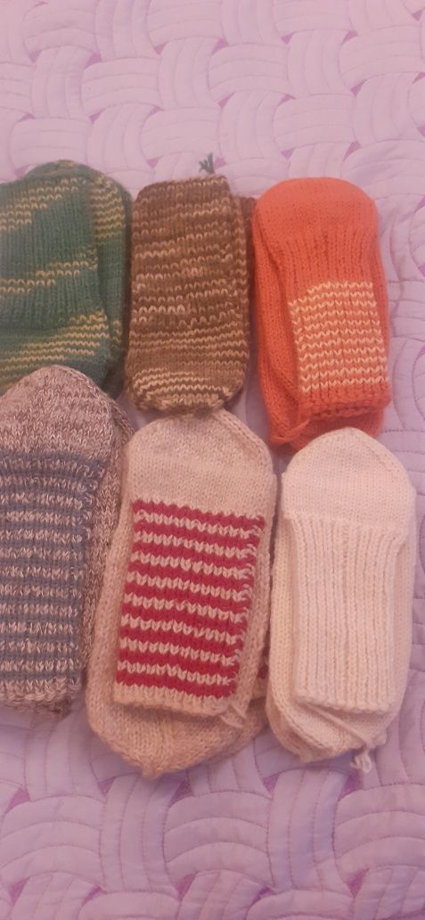 Топли плетени чорапи