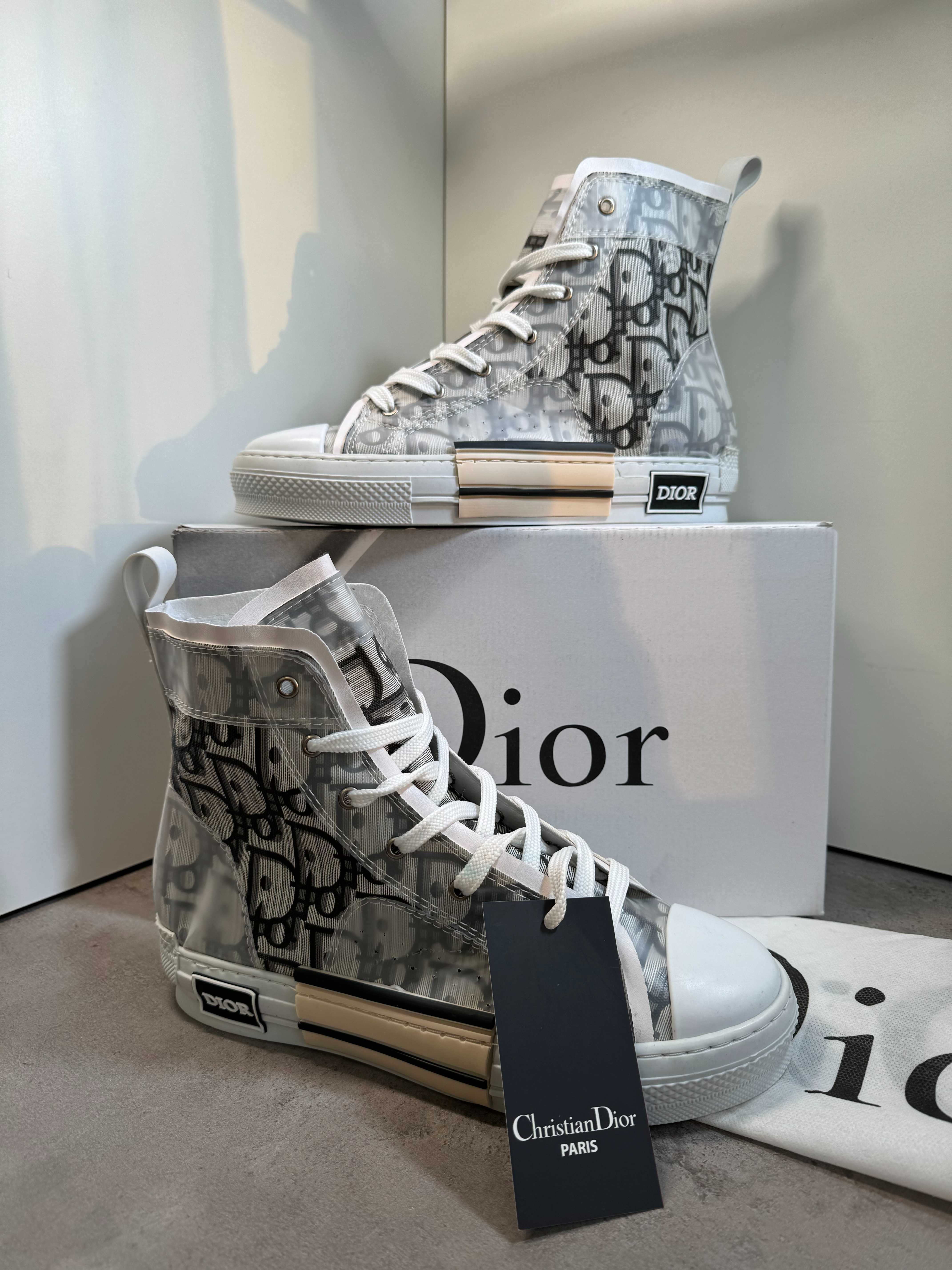 Adidasi DIOR Essentials B23 HIGH-TOP - Produs Nou - Full Box, Premium