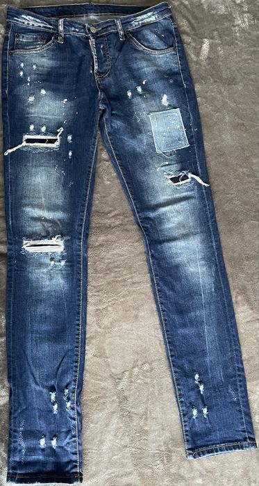 Blug Dsquared2, marimea 46, culoare albastru inchis, stare foarte bun,