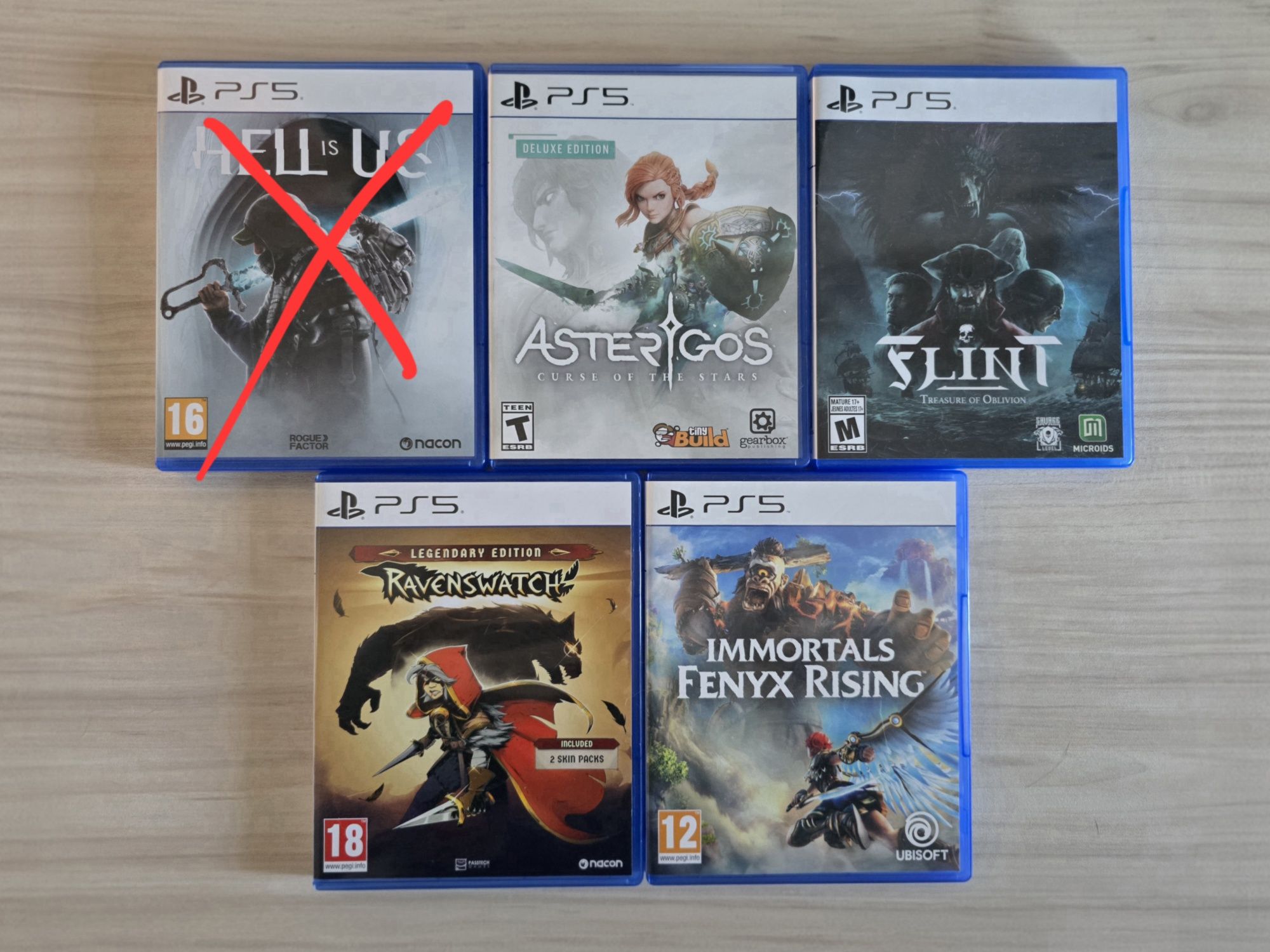 Пакет от 4 игри за PS5