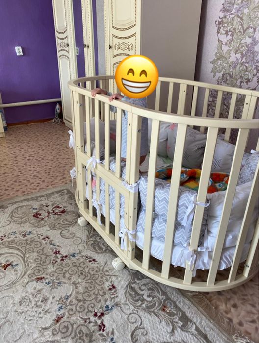 Продам детскую кроватку трансформер