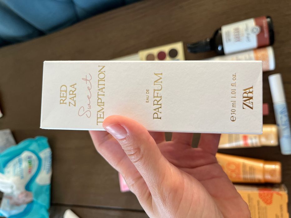 Предлагам сет от парфюм Zara, фон дьо тен, пачове за чело, шнола и SPF