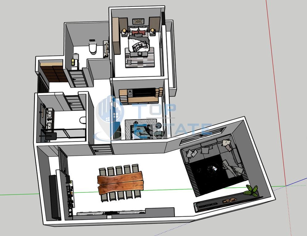 Продава се Тристаен апартамент в Велико Търново, Бузлуджа - 153 кв.м за 853 €/кв.м - Снимка #3