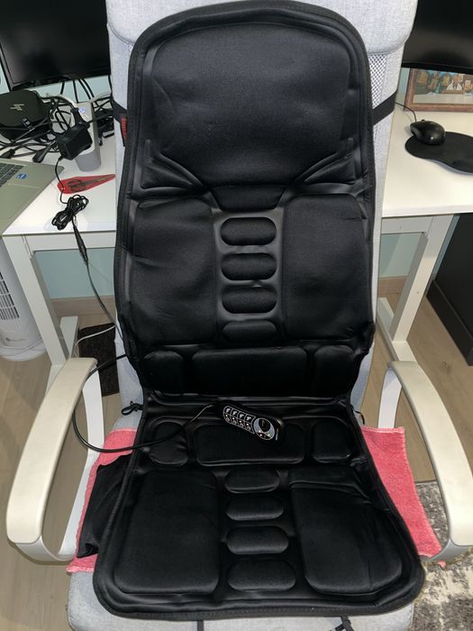 Pernă de masaj pentru scaun cu căldură si masaj si caldura - noua