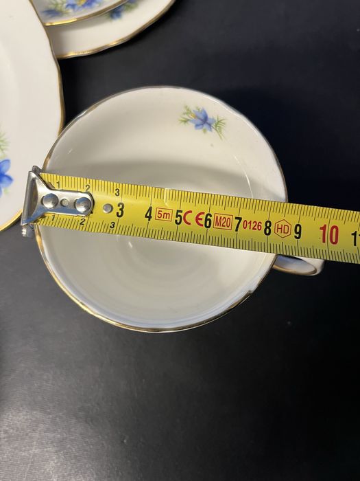 Колекционерски,порцеланов сервиз за кафе-6 тройни сета