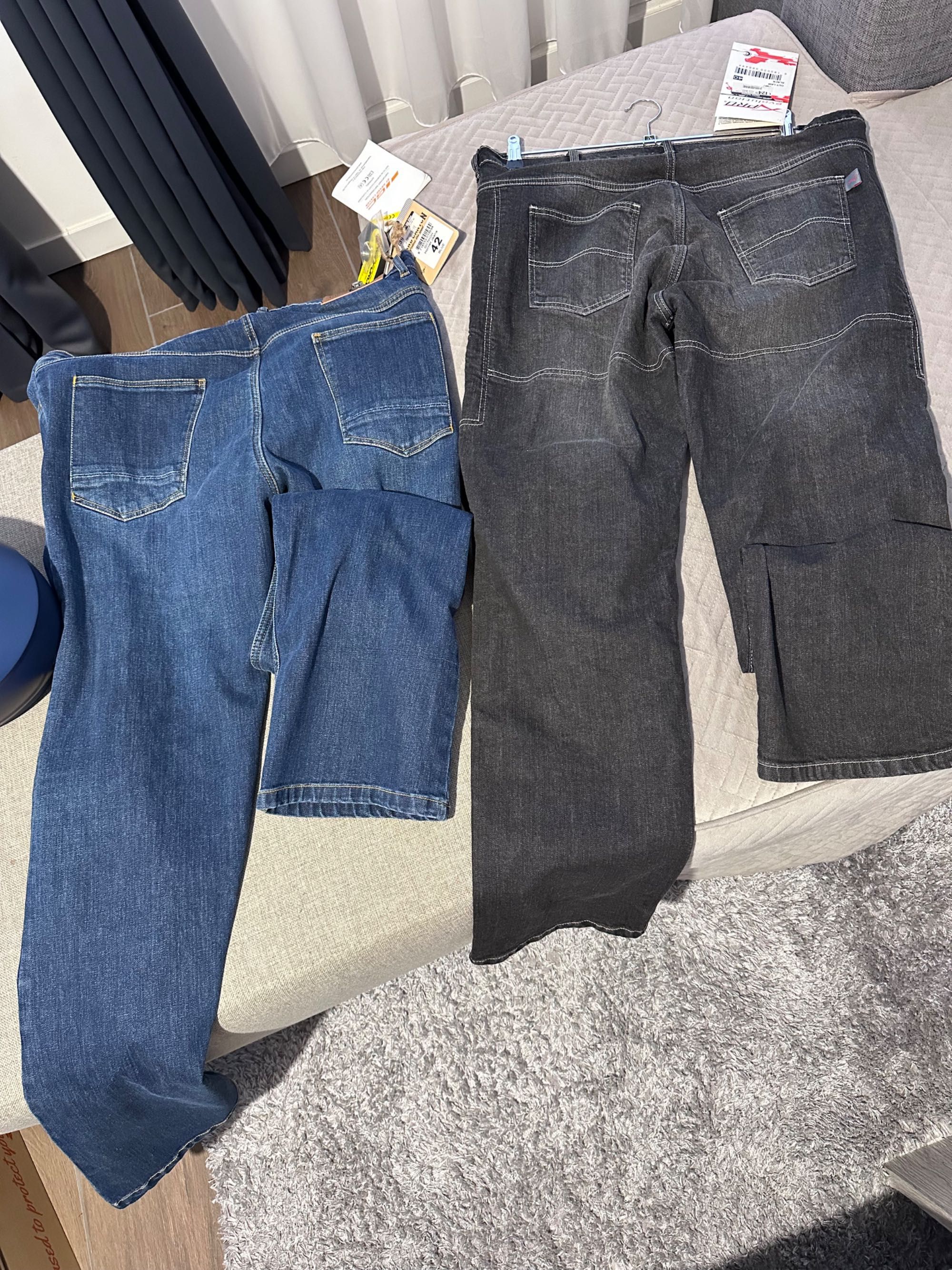 Pantaloni jeans moto, 54 si 56
