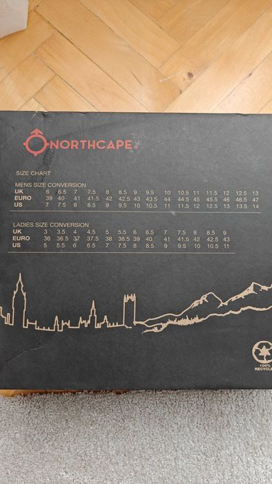 NORTHCAPE Basalt, мъжки хайкинг обувки, 45, оригинал от Англия