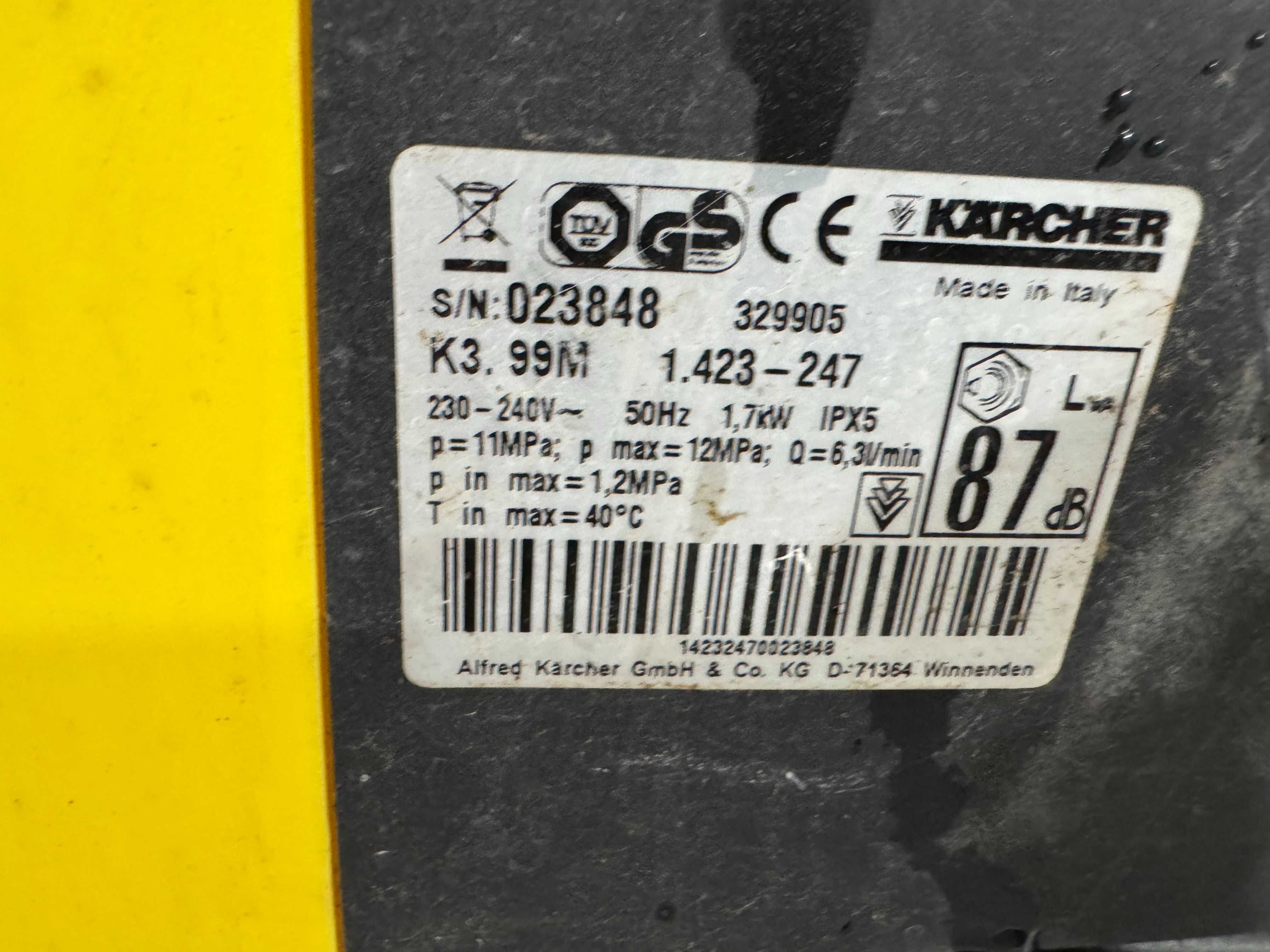 Водоструйка - Karcher K 3.99M / 1.7 kW