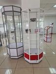 Прилавок витрина стеклянная из профиля, оборудование для магазина asvp