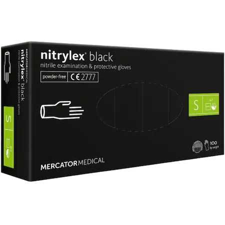 Нитрилни ръкавици без пудра Nitrylex black