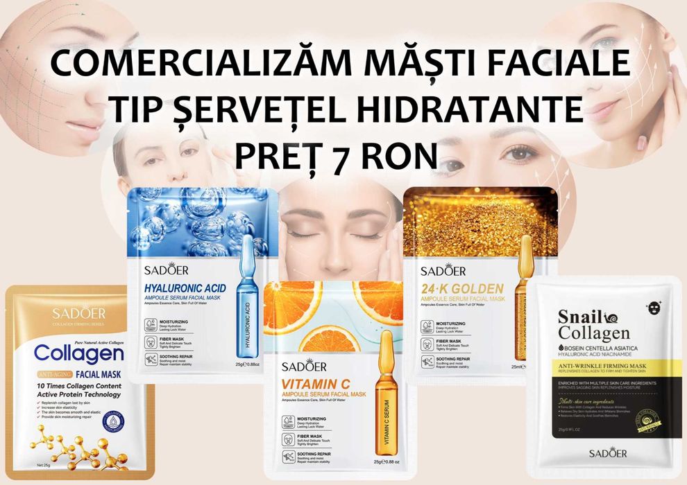 Masca Faciala Tip Servetel Hidratanta Si Relaxanta