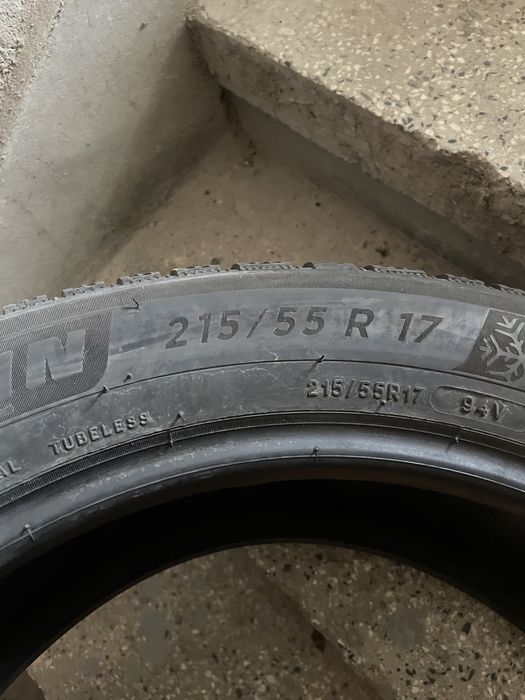 215/55/17 4 броя зимни гуми Michelin !