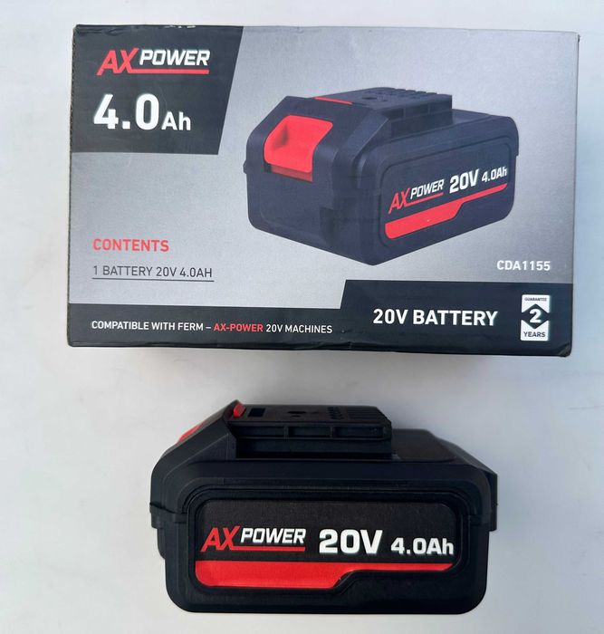Ferm - Ax CDA1155 - Нова акумулаторна батерия 20V 4.0Ah