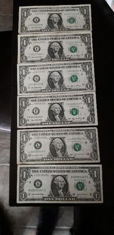 Bancnote 1 $ si 5$