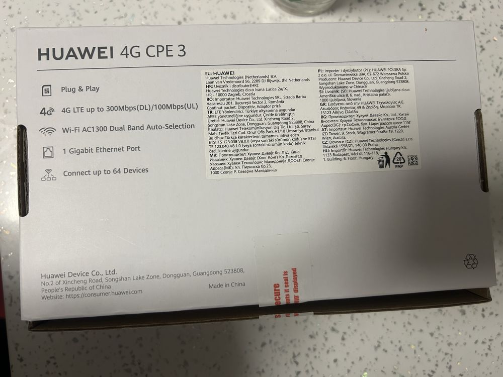 Router Huawei 4G+ CPE 3 - Portabil - SIM