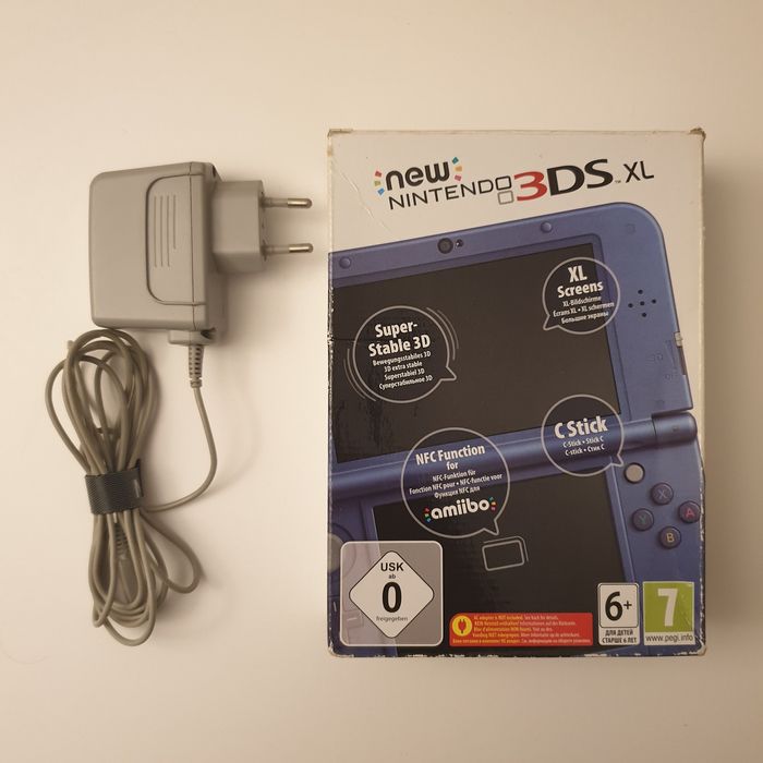 New Nintendo 3DS XL Metallic Blue 64G modat la cutie