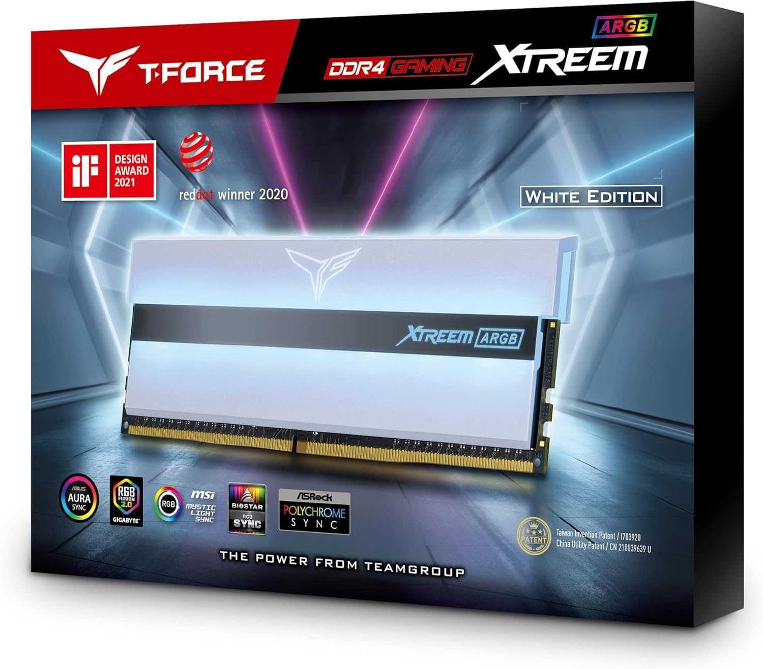 Рам памет TeamGroup Xtreem WHITE ARGB  64GB (2x32GB) DDR4  3600MHz