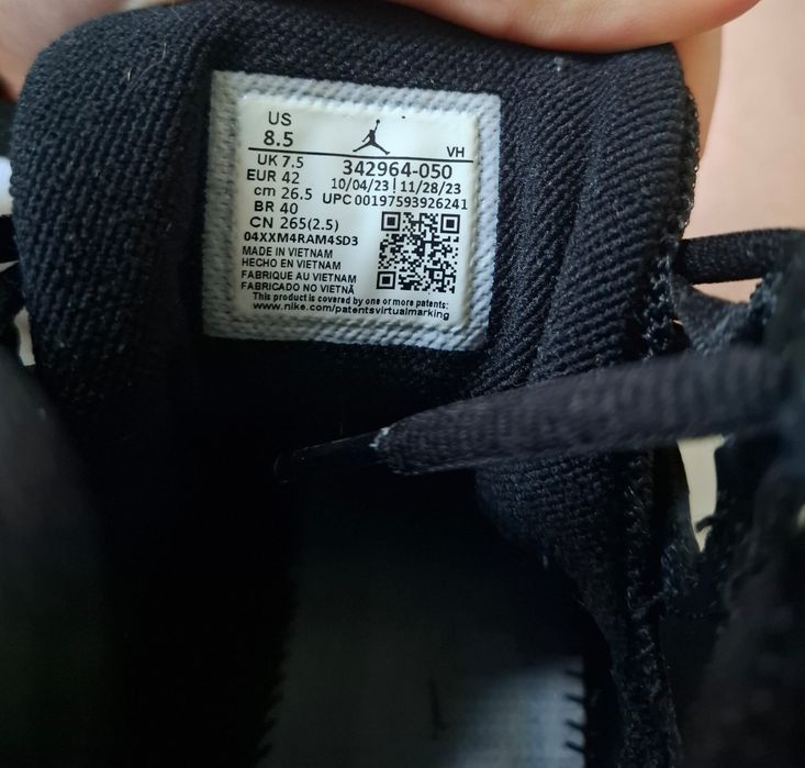 Jordan True Flight Black