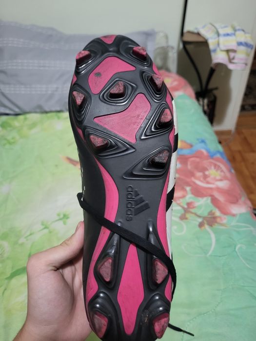 Ghete adidas predator Negre cu mov 44