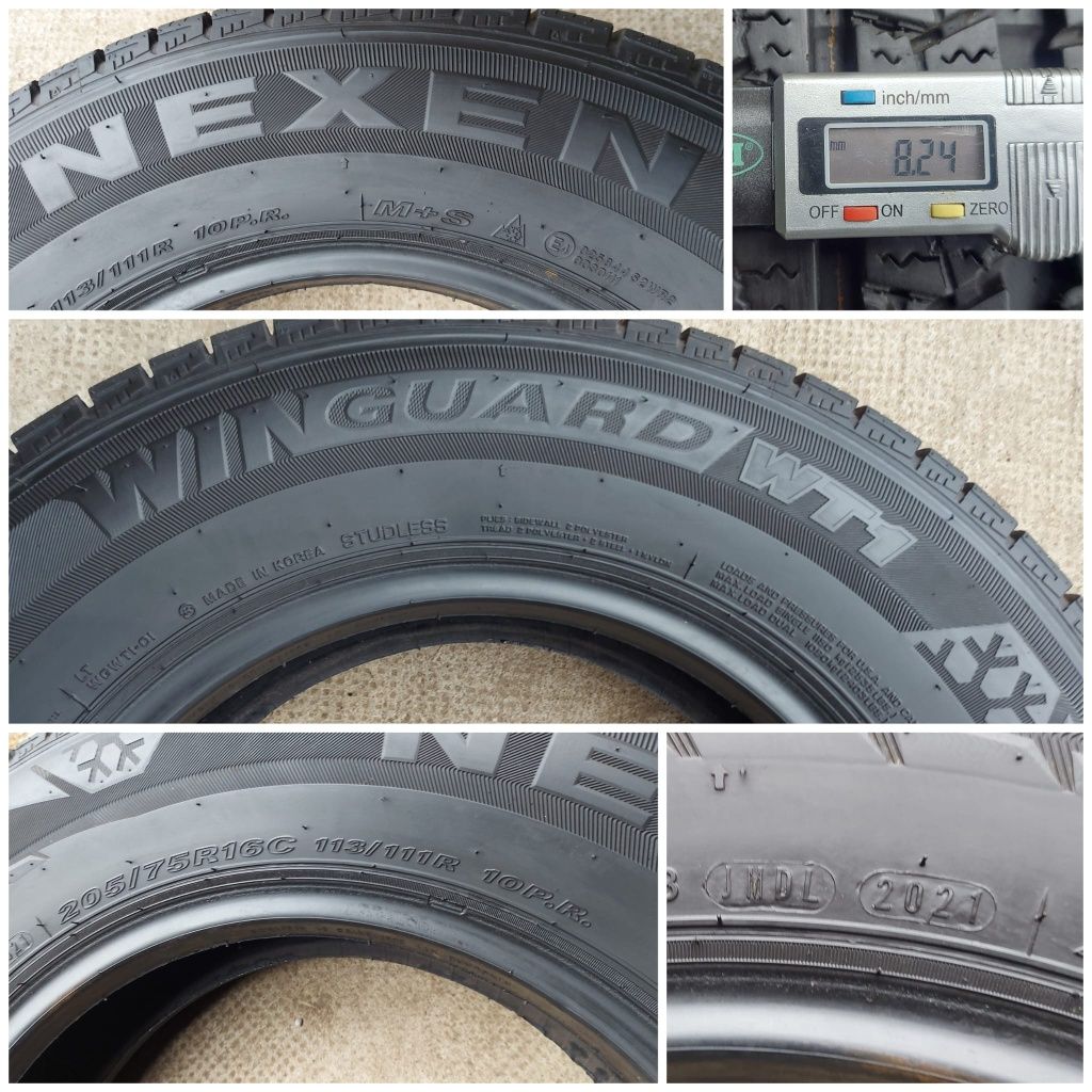 O bucată 205/75 R16C M+S iarnă - una Bridgestone Semperit Falken Nexen