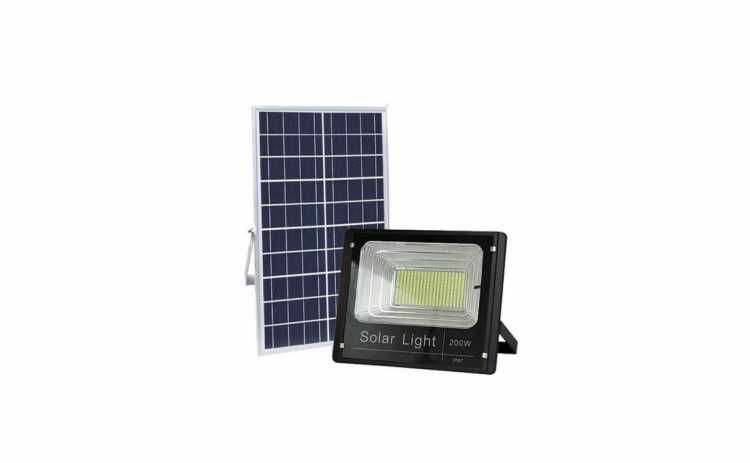 Lampa Proiector cu Panou solar 200W