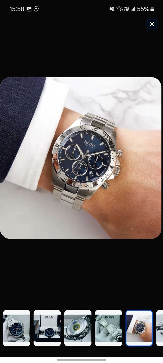 HUGO BOSS Soat Original UK dan olib kelingan