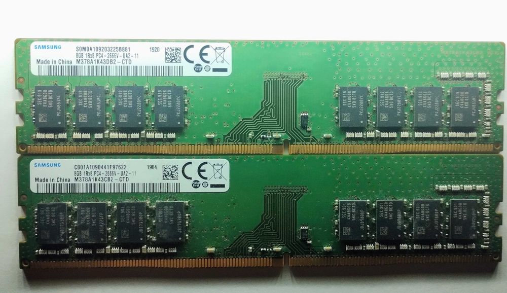 Memorie RAM PC Samsung 16Gb (2 x 8Gb) DDR4 2666MHz