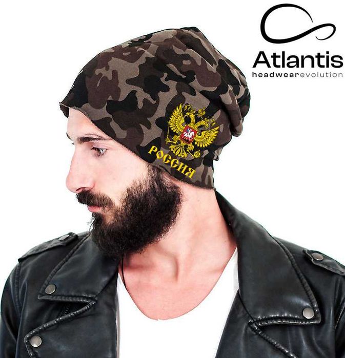 НОВО! Шапки, тип beanie РУСИЯ РОССИЯ - универсален размер. Пет цвята!