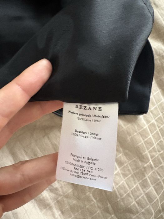 Sezane вълнени панталонки, 36 (S) (sandro)