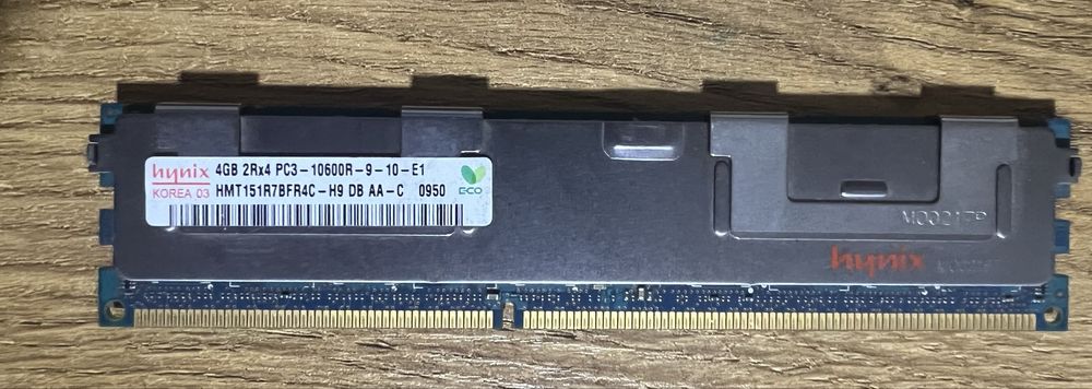 Оперативная память серверная 4Gb DDR3 PC3 10600R ECC Registered