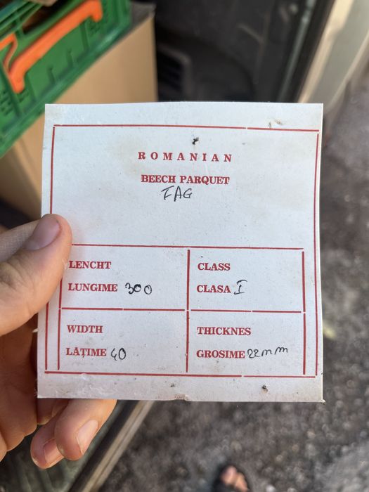 Vand parchet de fag calitatea 1