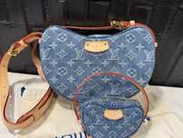 LOUIS VUITTON  чанта, дънкова