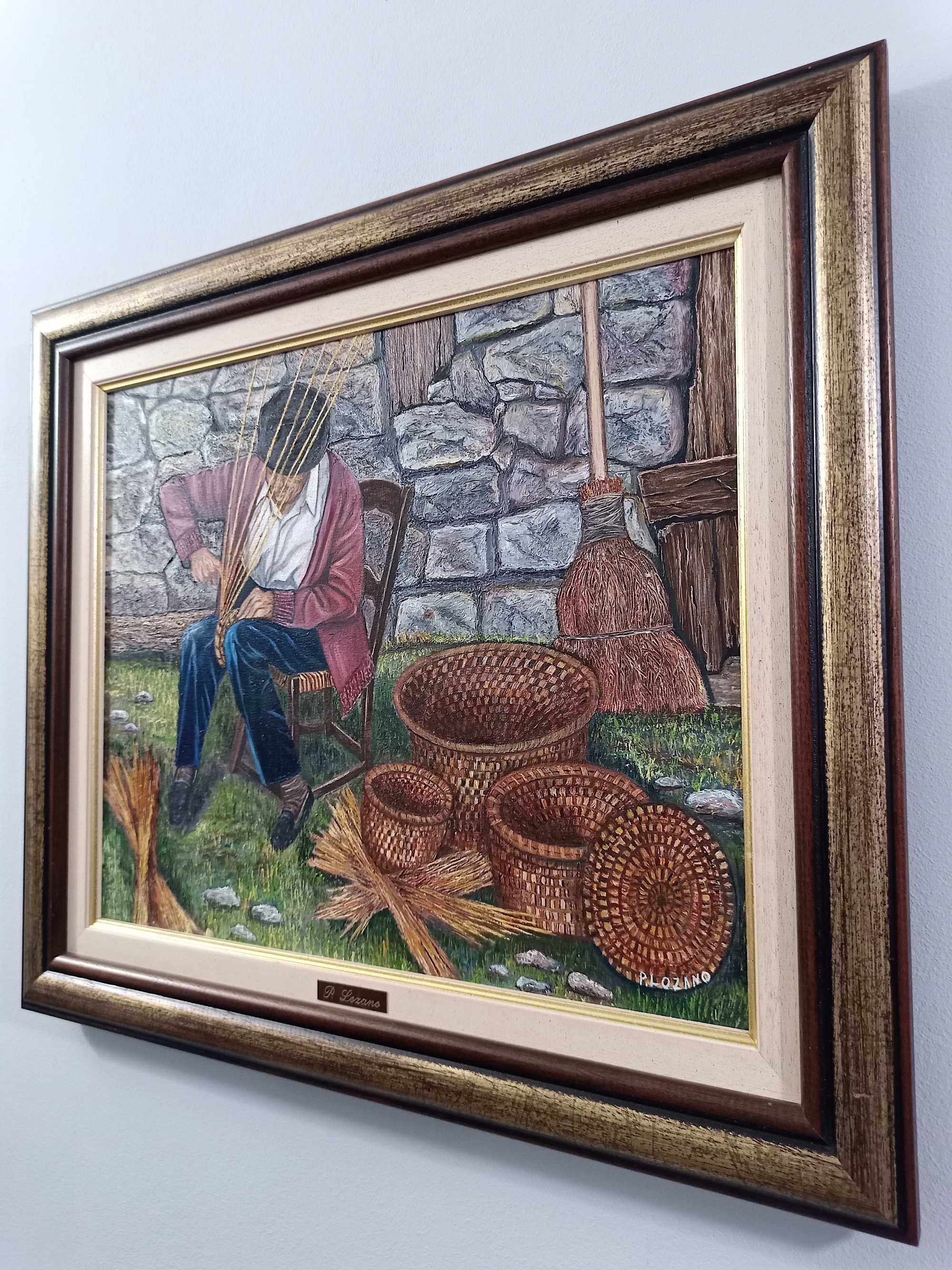 Маслена картина върху платно Испания P.Lozano масло