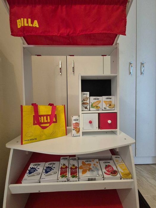 Дървен детски магазин Billa