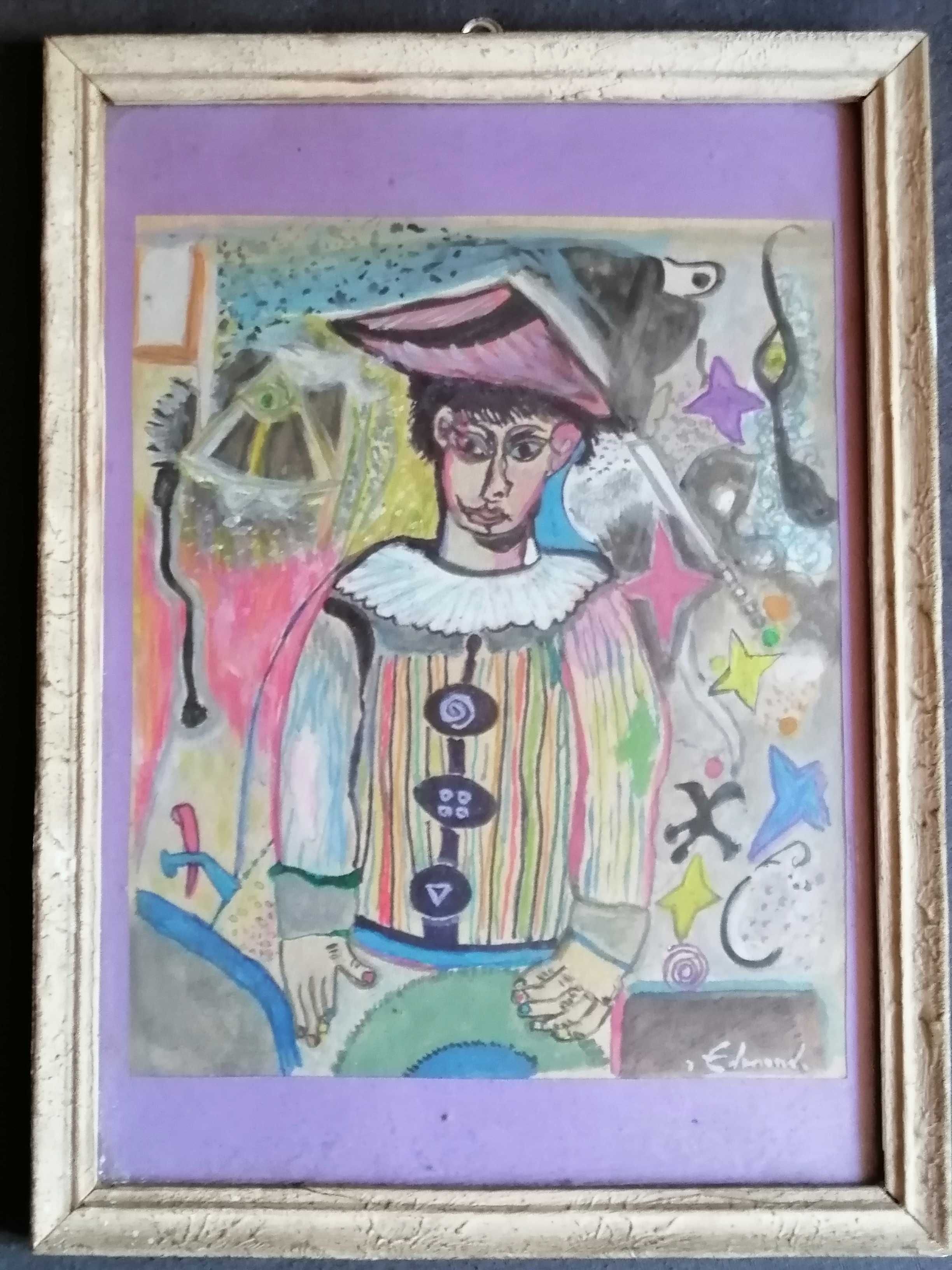 Цветна картина. Клоун.