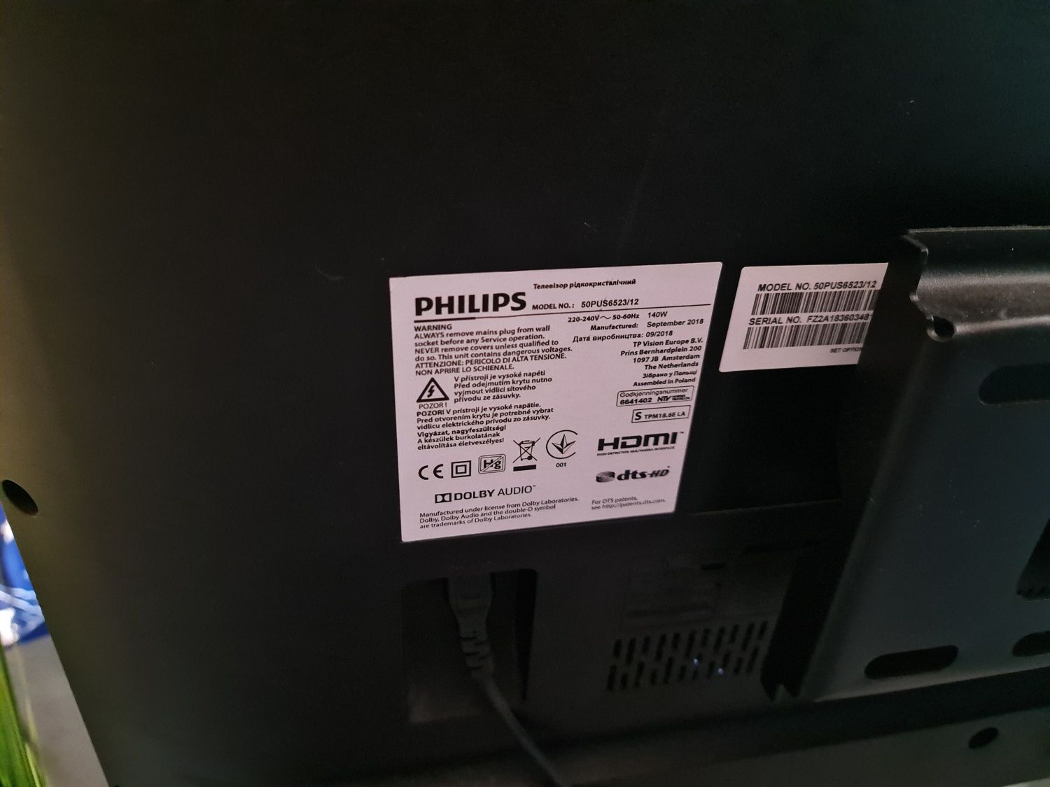 Philips Led Smart 4k Ultra HD 126cm