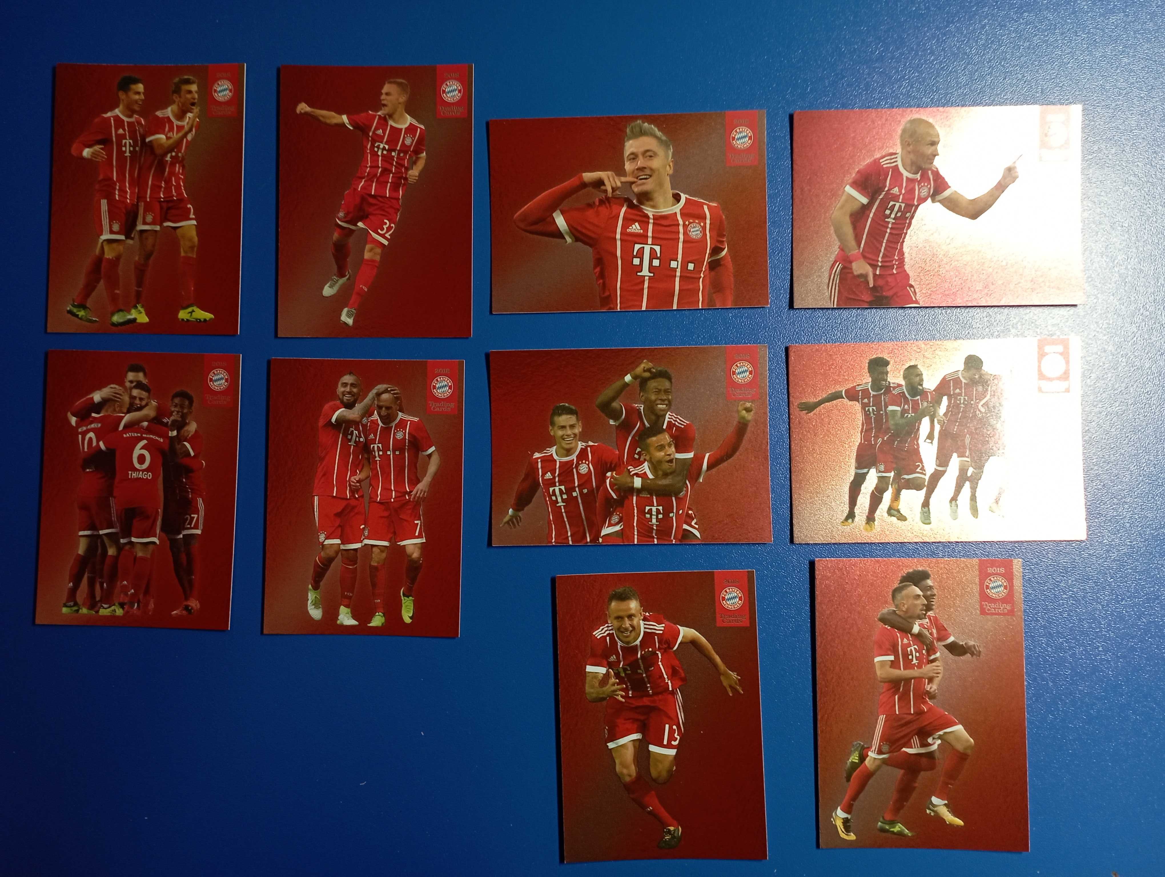 Set complet cartonase Panini FC Bayern München 2017-2018