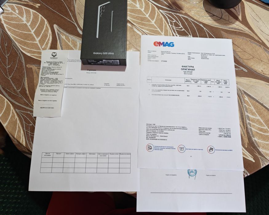 Samsung galaxy s25 Ultra Jet Black 512/12 Запечатан ! Гаранция!