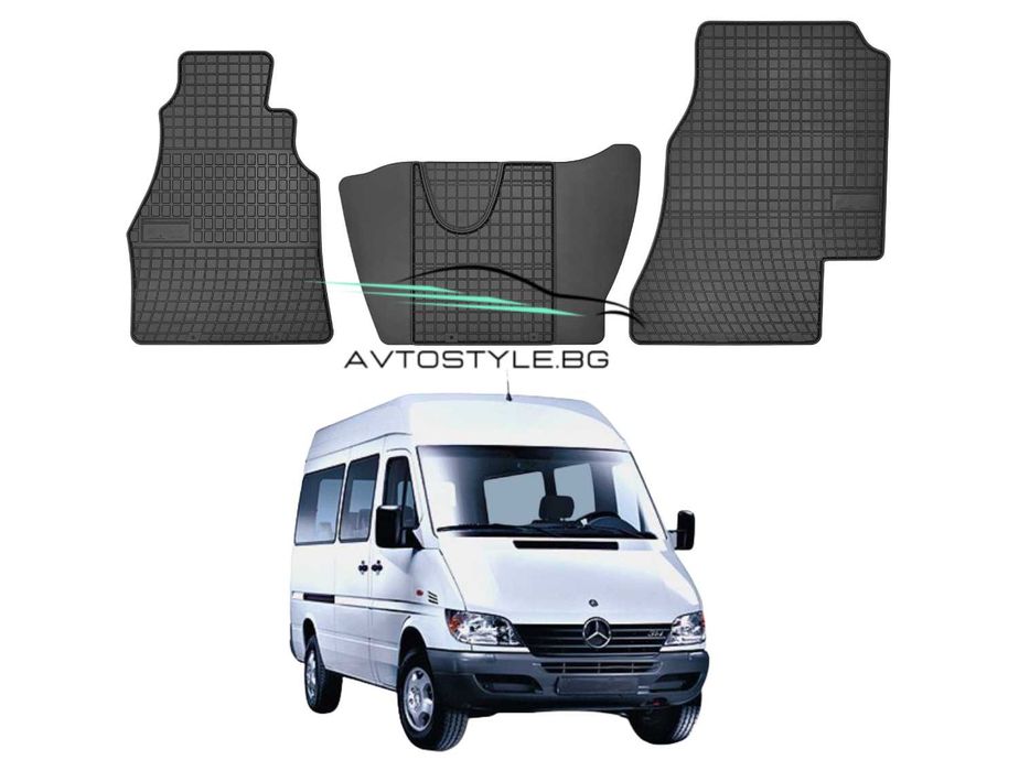Гумени стелки за Mercedes Sprinter 1995-2006 г., Frogum - El Toro