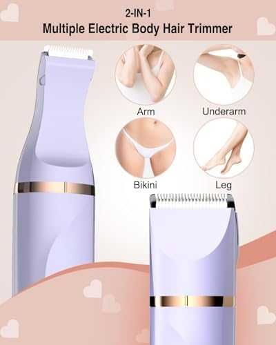 Нов Безжичен дамски тример – за жени косми бикини, крака, подмишници