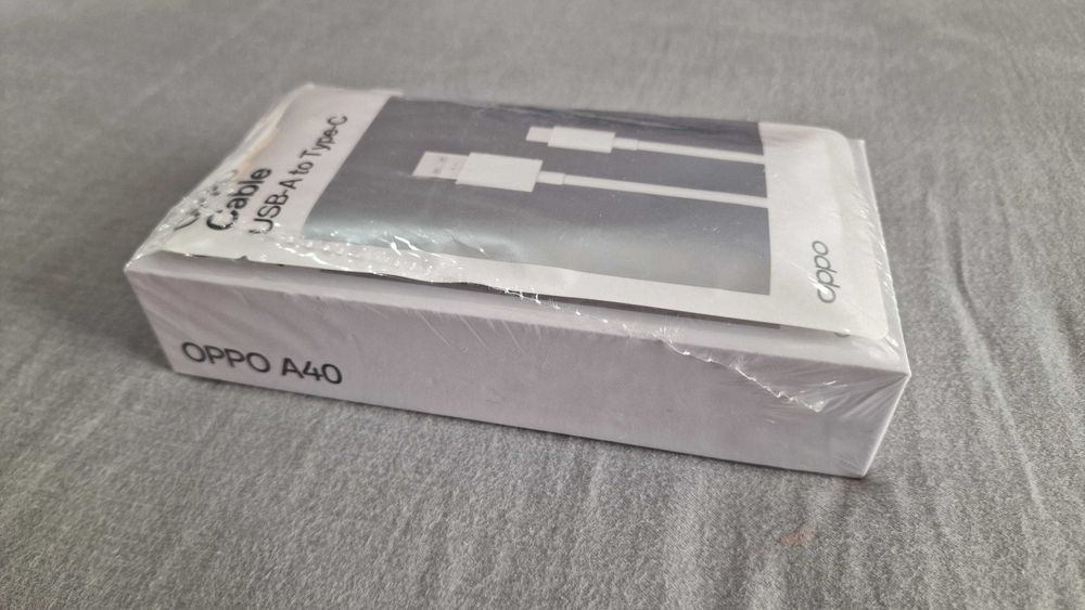 Smartphone OPPO A40 128GB 4GB RAM Dual, Starry Purple + cablu usb