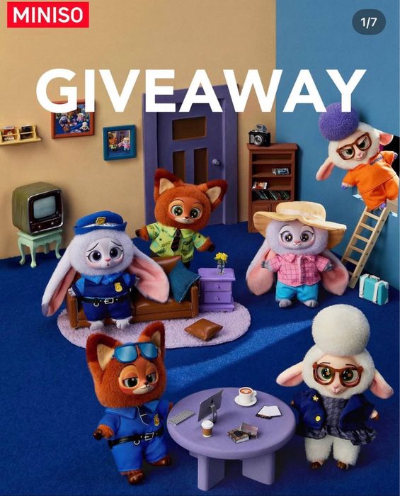 Фигурки MINISO Zootopia