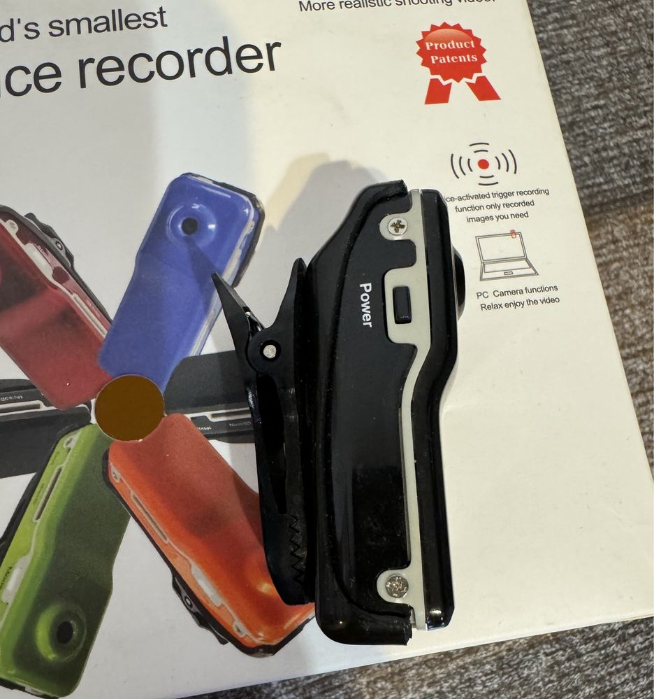 Mini camera voice recorder